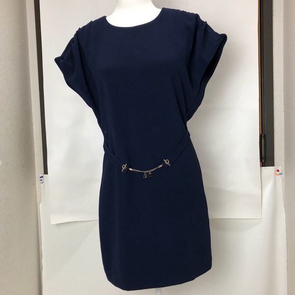 Marc By Marc Jacobs Dresses & Skirts - Marc by Marc Jacobs Charm Chain Belt Navy Dress